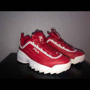 FILA's Disruptor II red